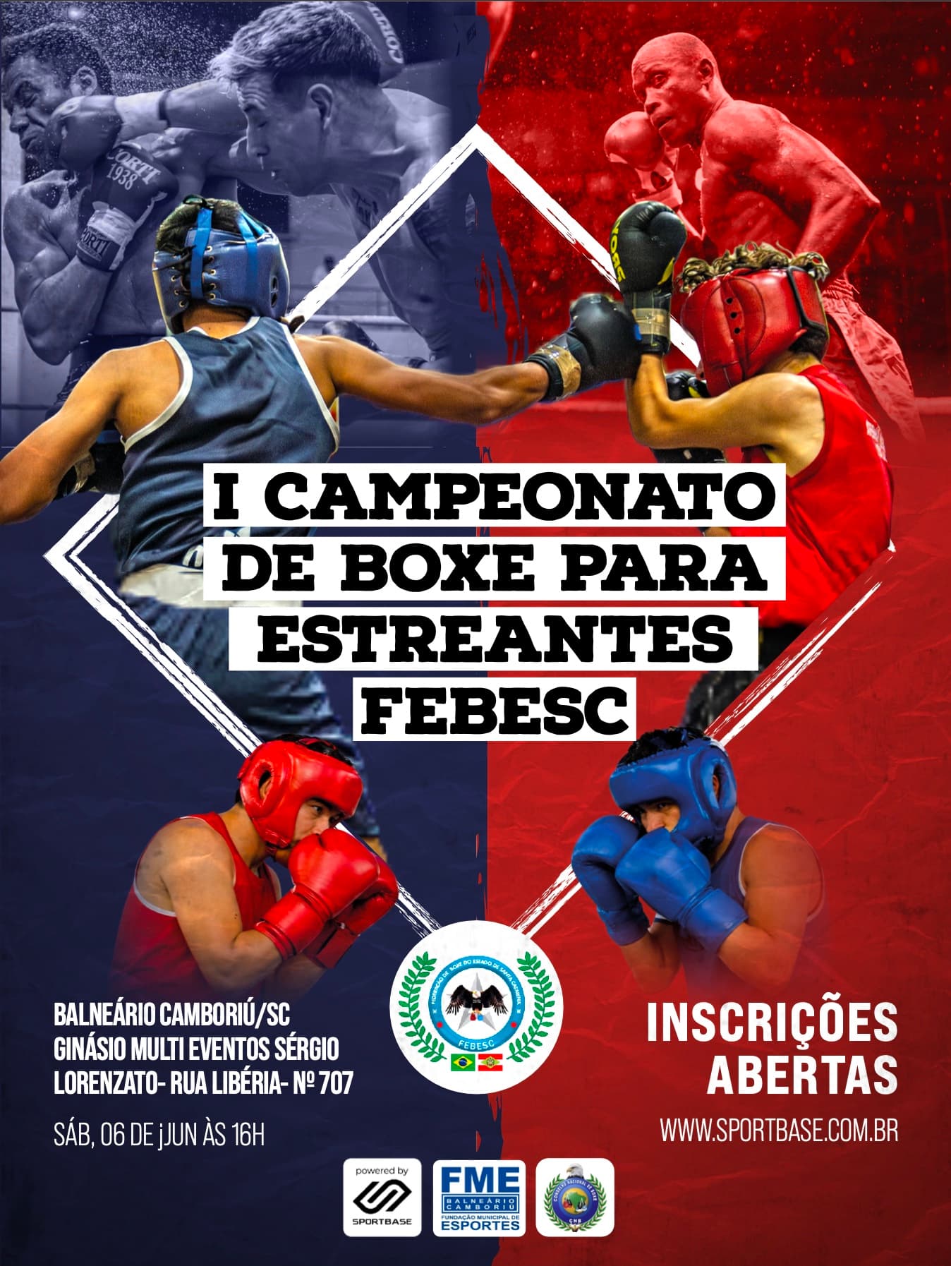 I CAMPEONATO DE BOXE PARA ESTREANTES - FEBESC